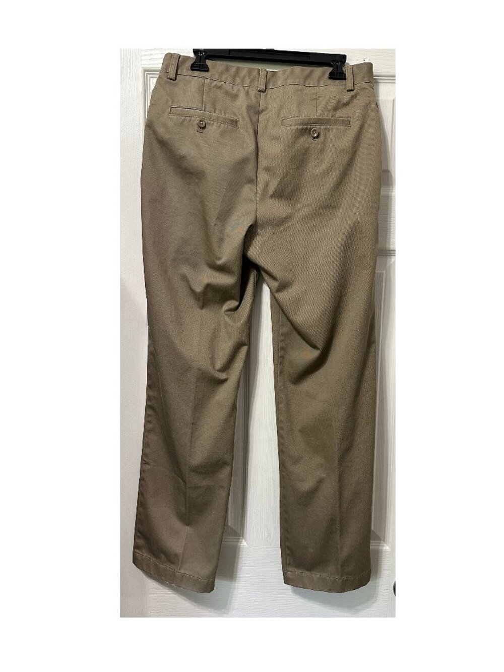 Van Heusen Men's Dark Khaki Chinos Pants Size 32x30 - Picture 2 of 5